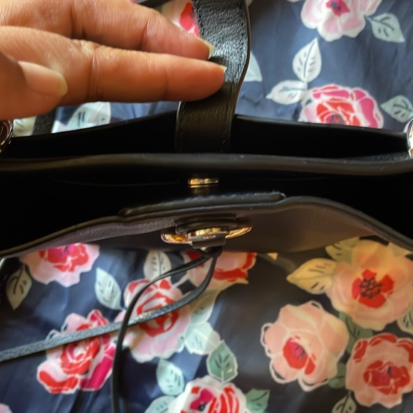 Rebecca Minkoff Black Small Leather Bucket Crossbody Two Tone Hardware - Picture 10 of 12